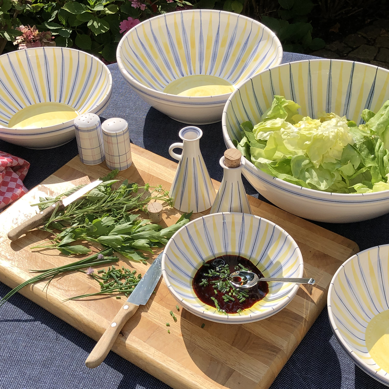 Handgemachte Keramik Salatschüsseln von Hedwig Bollhagen