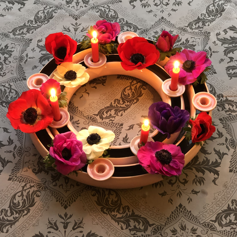 Kerzenhalter für Blumenring 209 | Dekor 000
