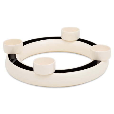 Blumenring mit Kerzenhalter HB 735B | Dekor 007-1