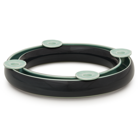 Blumenring mit Kerzenhalter HB 735B | Dekor 050-101