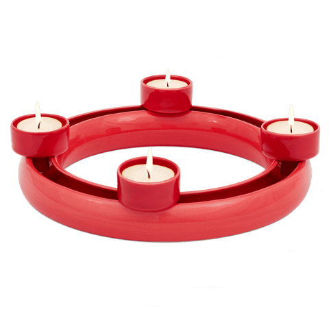 Blumenring mit 4 Teelichthaltern HB 735B | Dekor 058