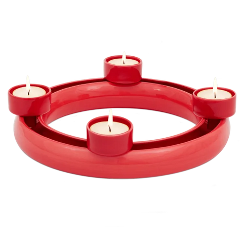Blumenring mit 4 Teelichthaltern 735B | Dekor 058