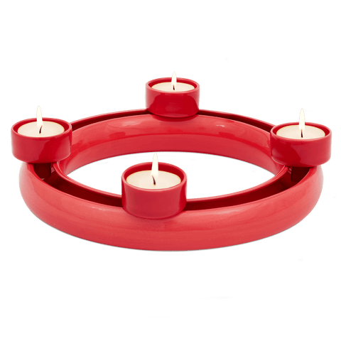 Blumenring mit 4 Teelichthaltern 735B | Dekor 058