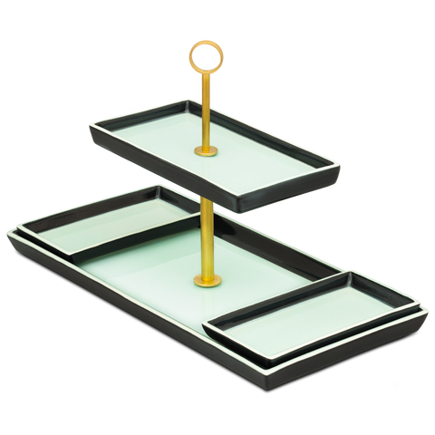 Etagere 3-tlg. 611R | Dekor 050-1