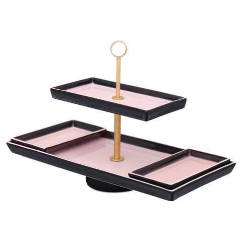 Etagere 3-tlg. HB 611R	 | Dekor 055-1