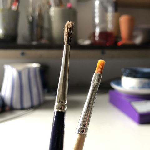 Pinselset 2-tlg. Größe 4 HBW | Dekor 999