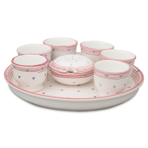 Eierbecher Set 8-tlg. HB 521 | Dekor 043